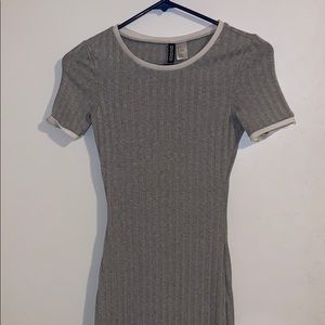 grey bodycon dress